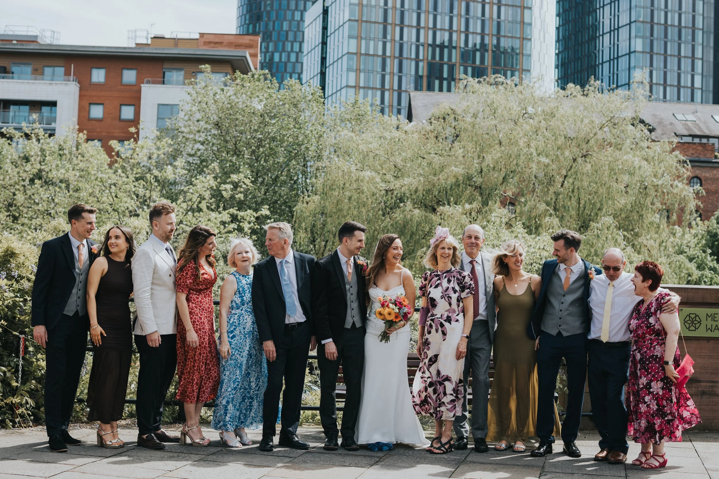 Photo of Brides Family. 