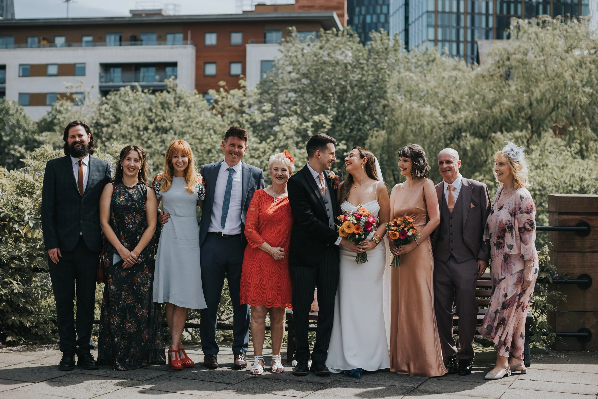 Photo of Grooms Family. 