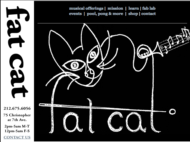 Peter Brainin at Fat Cat