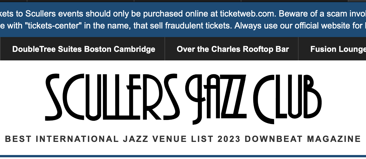 Zaccai Curtis Sextet at Scullers Cubop Lives!