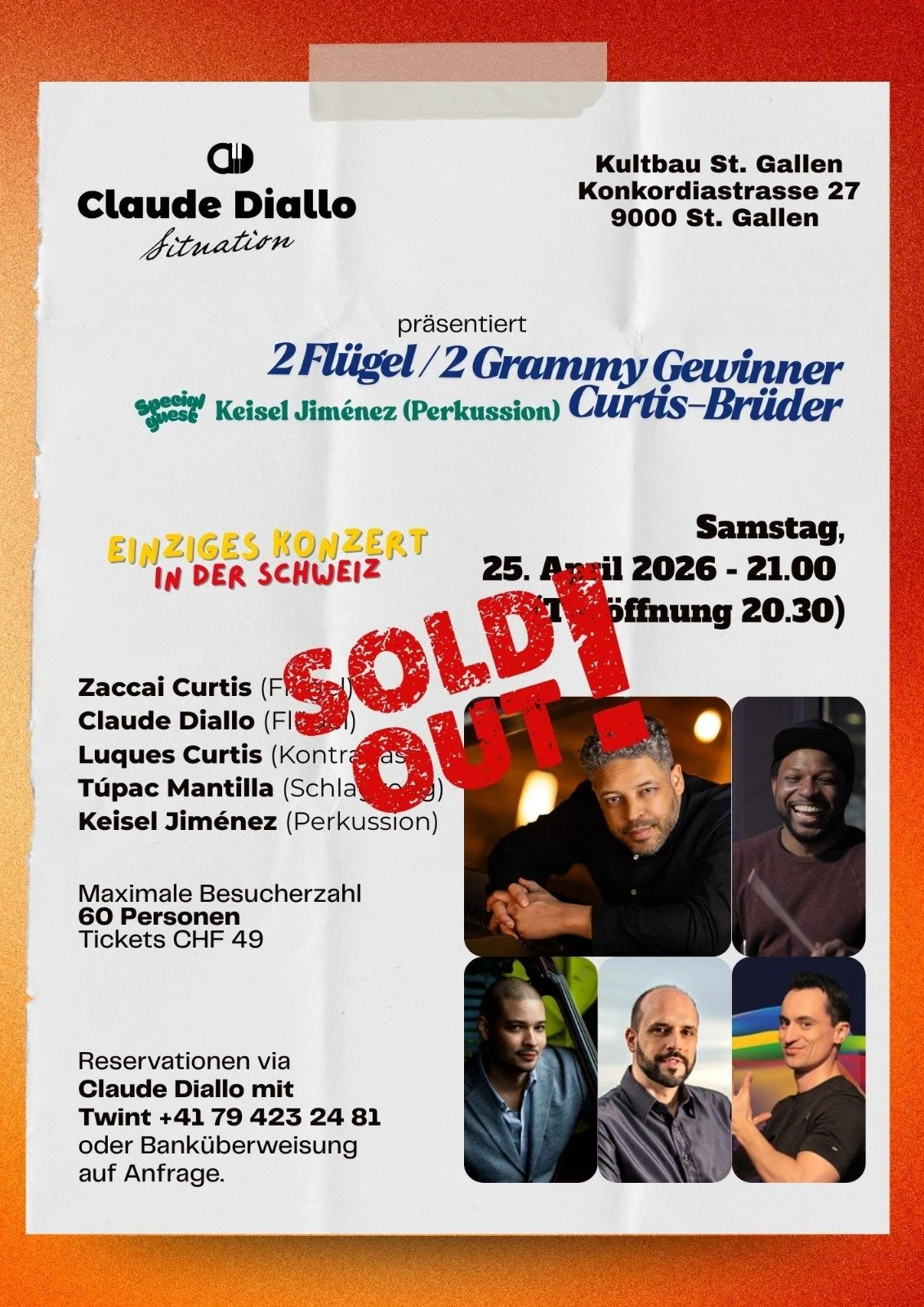 Curtis Brothers in Switzerland - Sold Out