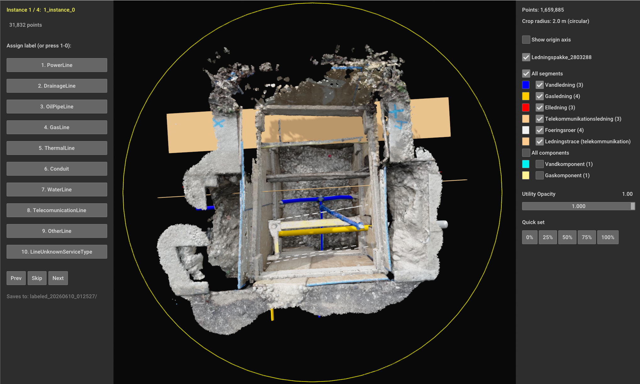 Semi-automatic records deviation characterisation and quantification