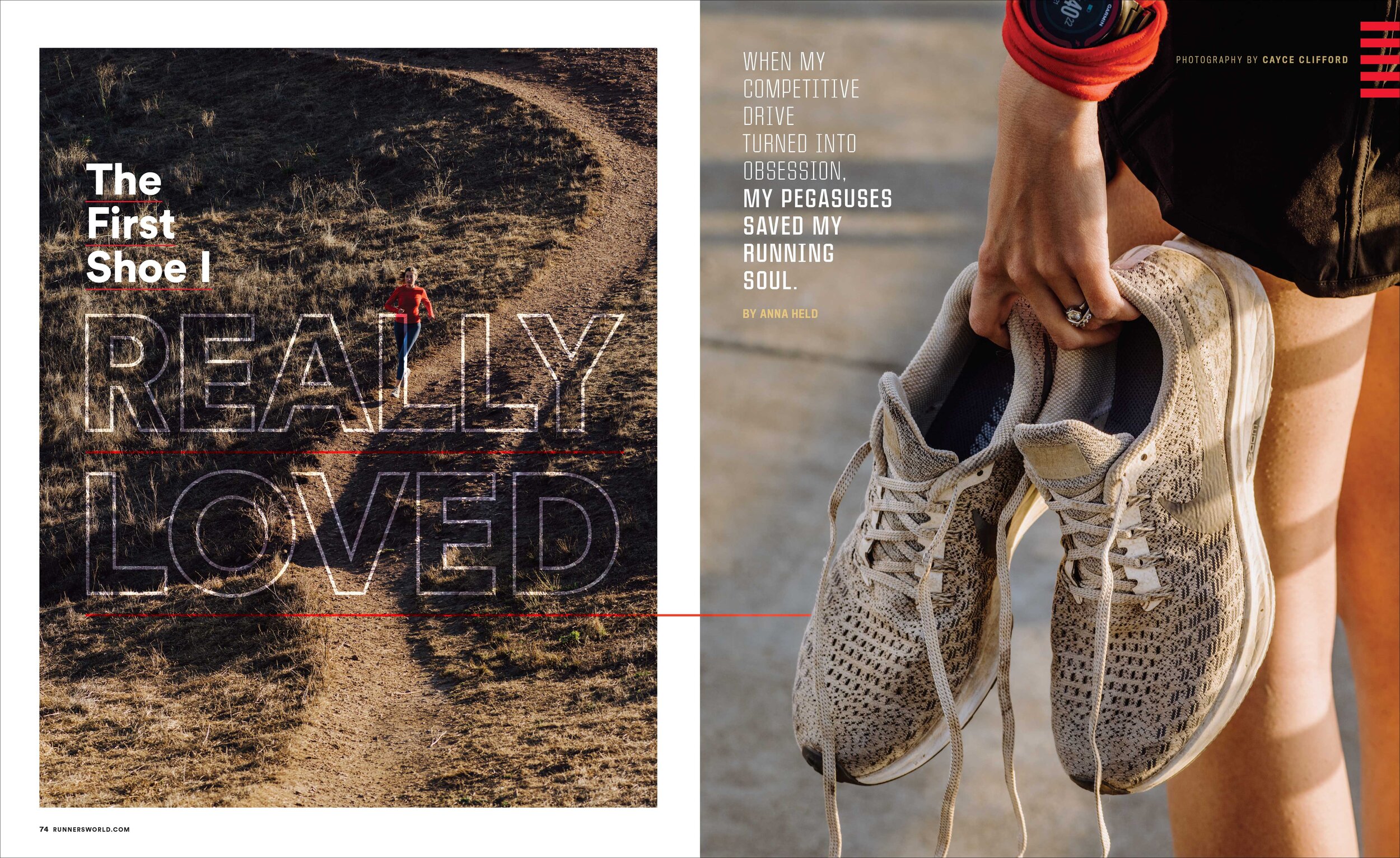 Runner's World March 2020 - Photos by Cayce Clifford