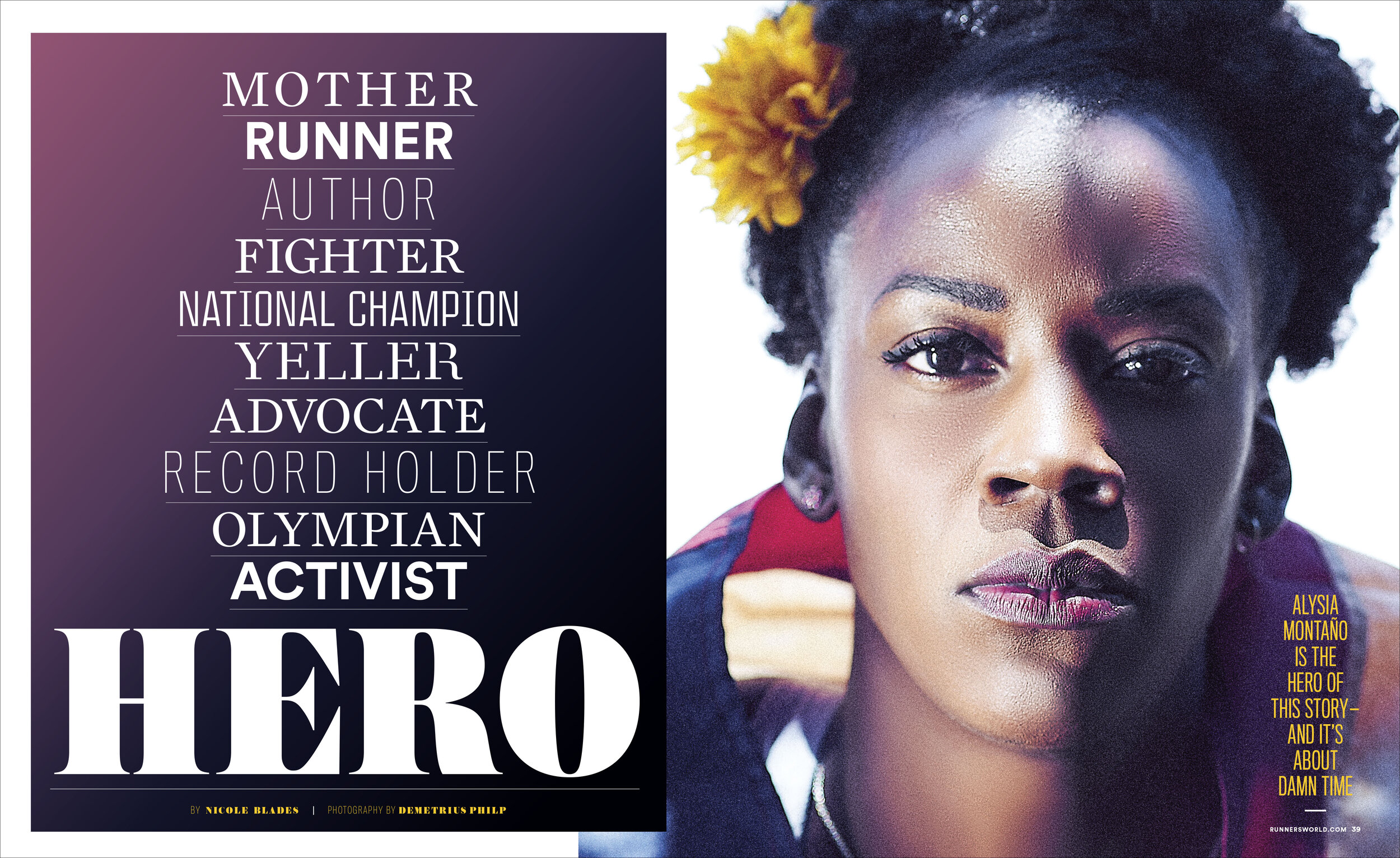 Runner's World Sept 2020 - Photo by Demetrius Philp
