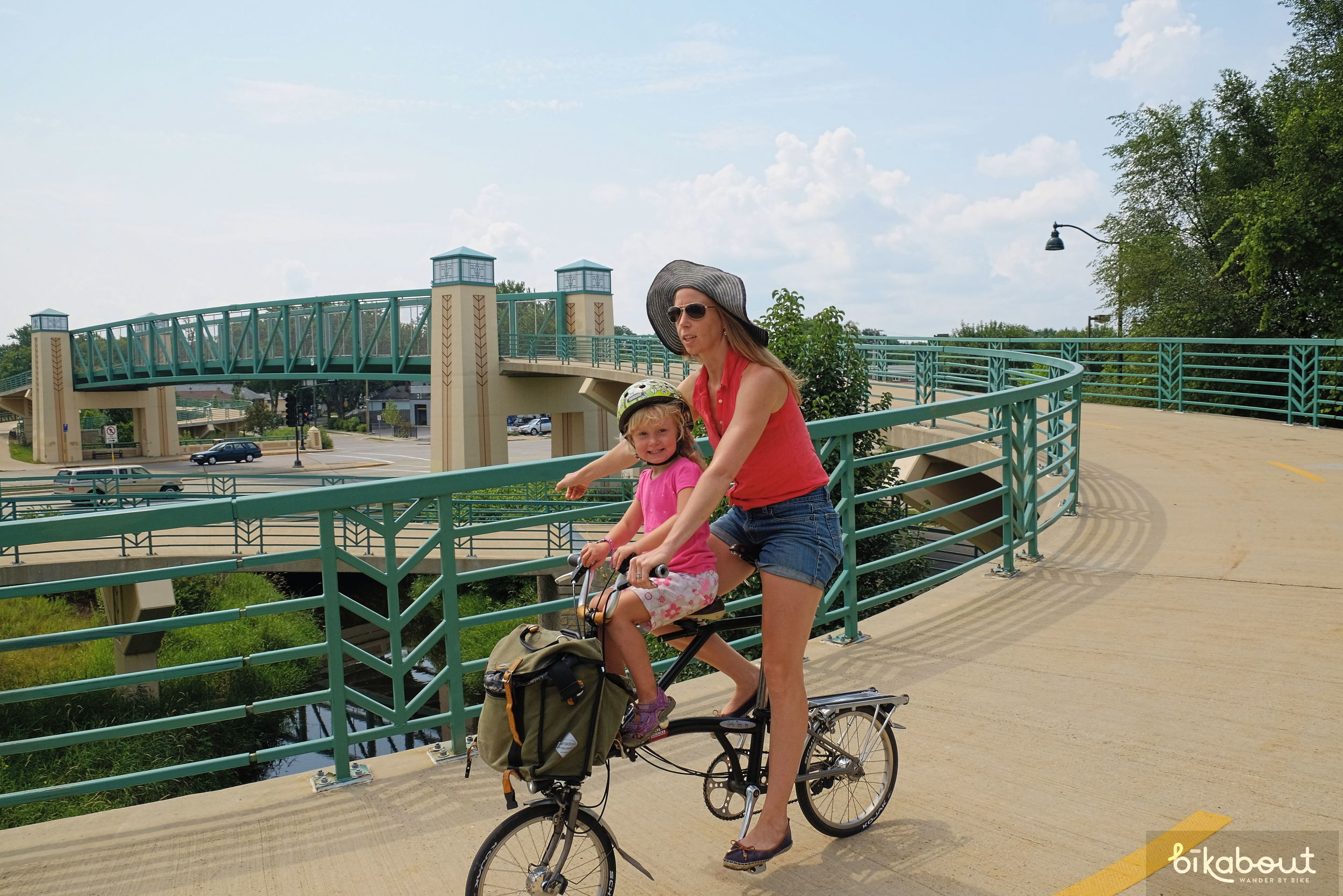 Bike bridges connect trails like the Stark River over busy streets and highways in Madison.