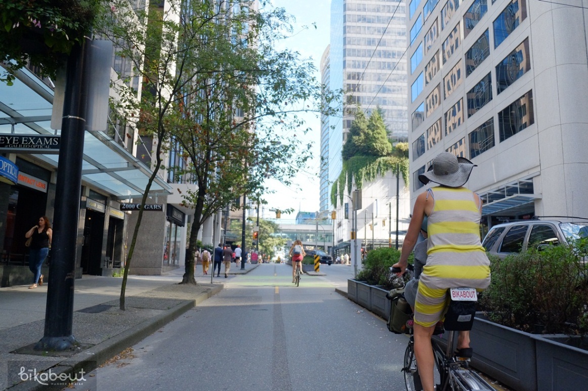 Hornby Cycle Track Downtown