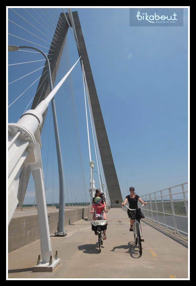 Biking over the Arthur Ravenel Bridge is scenic, thrilling and comfortable