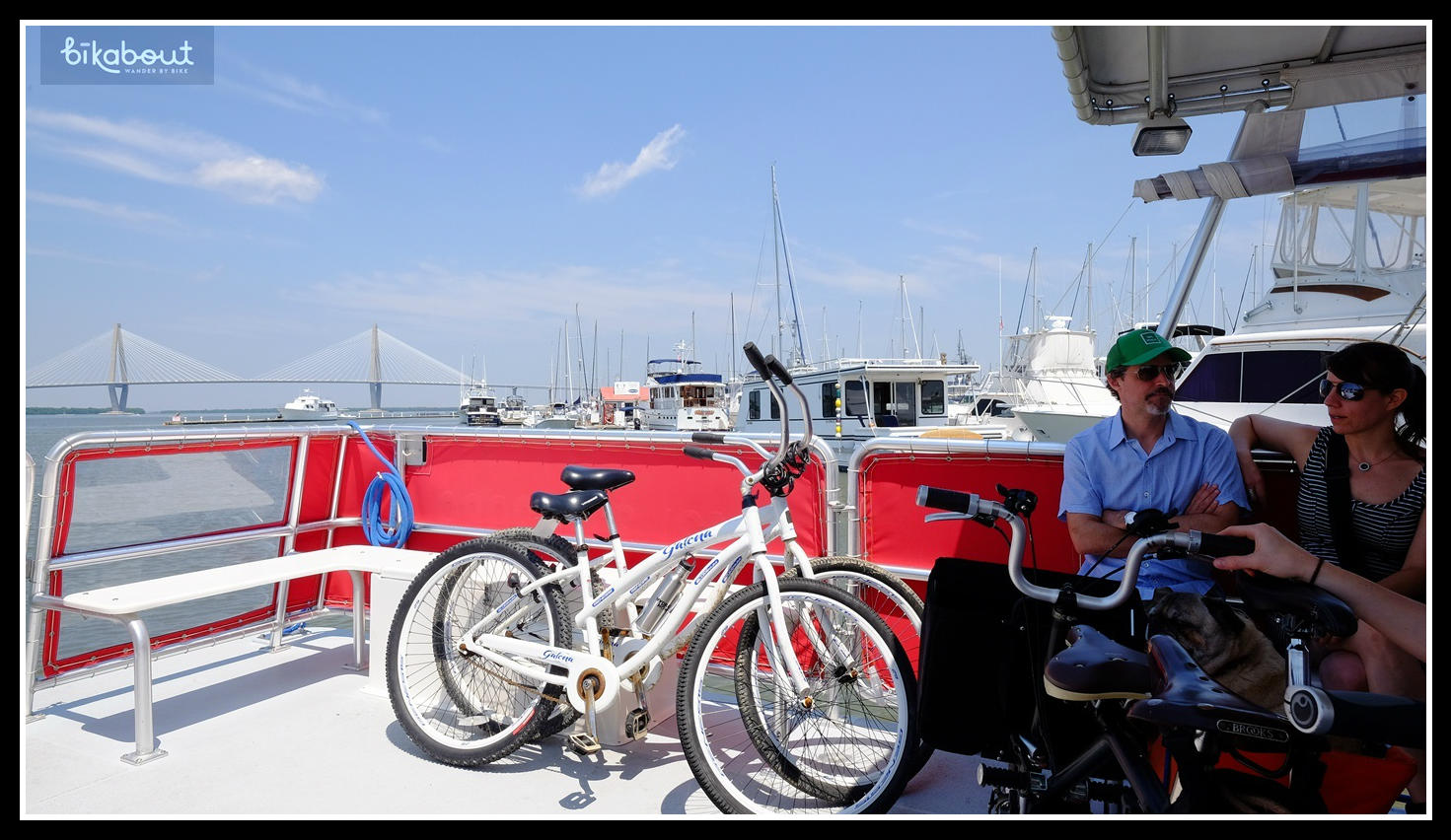 Water Taxi is bike friendly and cuts your distance in half