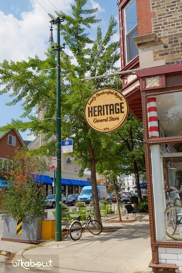 Heritage Bicycles General Store (and parklet)