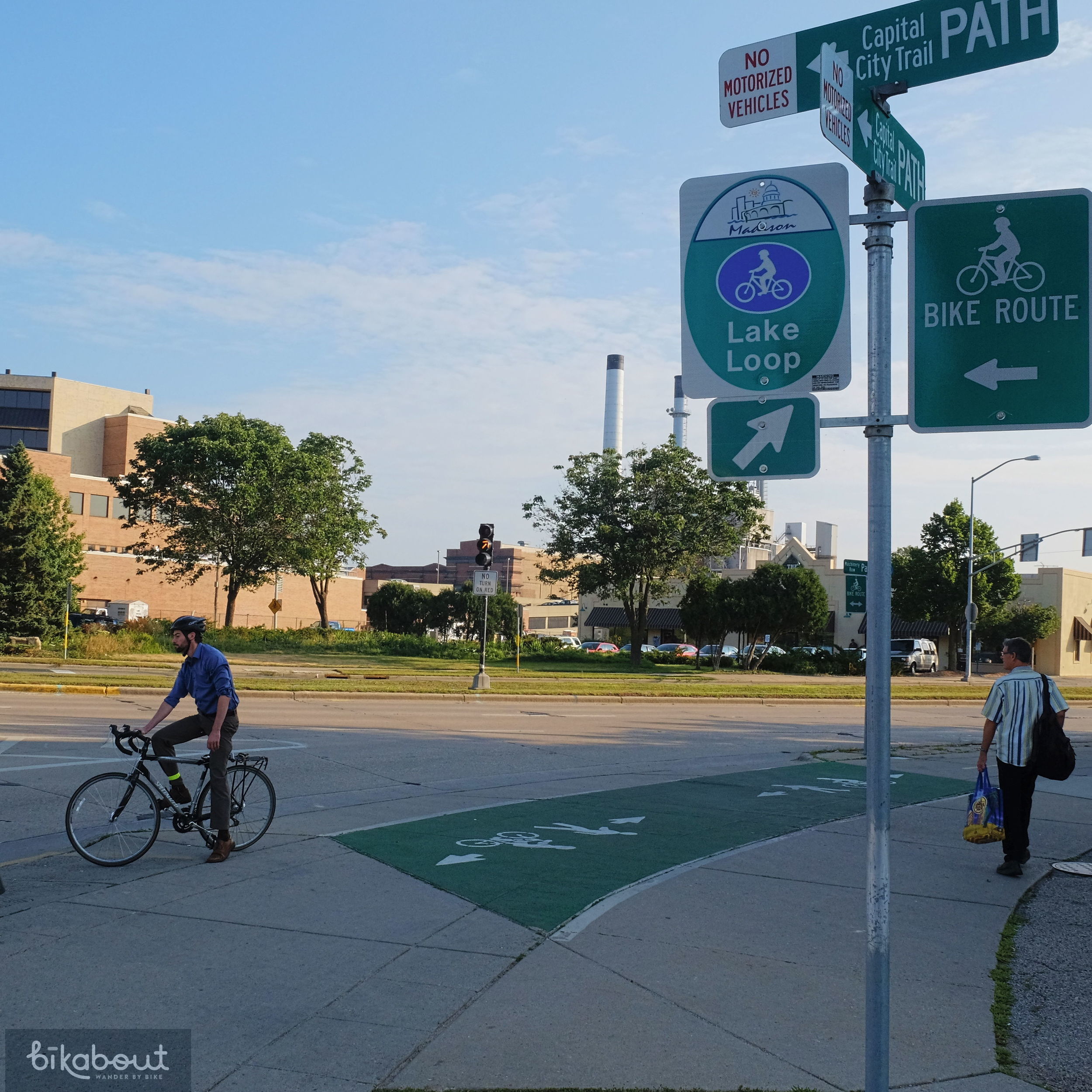 Madison's network of greenways is connected and signed