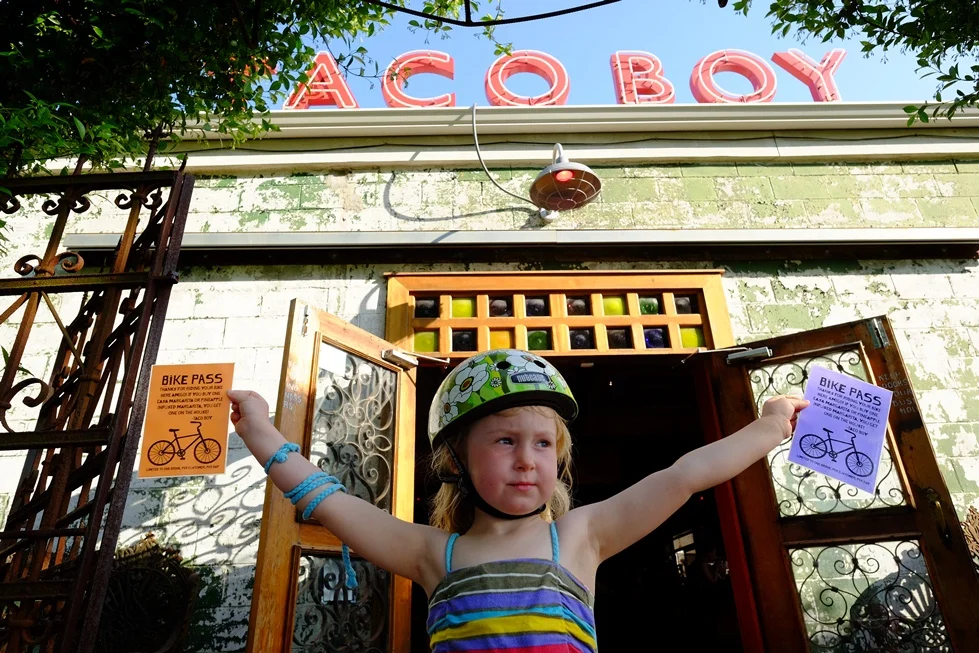 2 for 1 Margaritas to People Biking at Taco Boy!