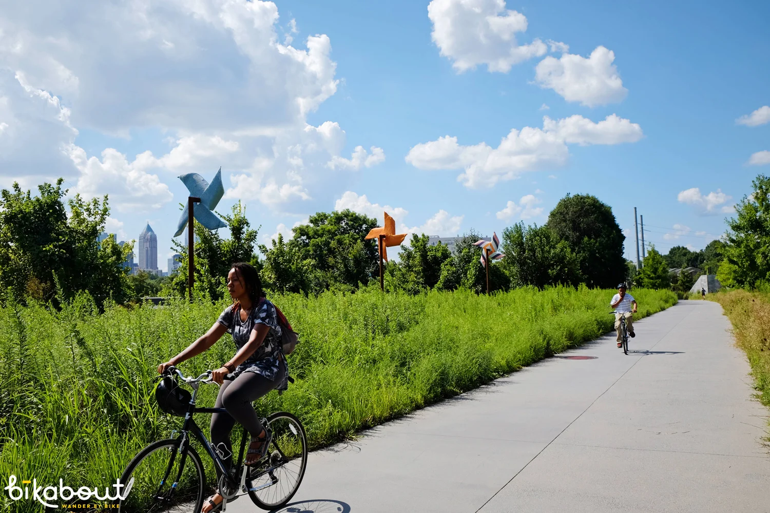 Your city is winning when you don't have to scour to find a young, black woman riding a bike.