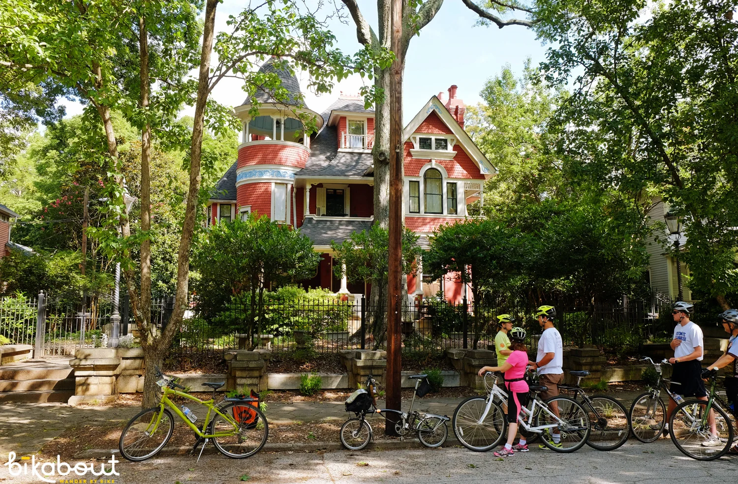The neighborhoods of Inman Park (shown), Cabbagetown, Kirkwood, Decatur and Fourth Ward have held onto their identities and historic homes.