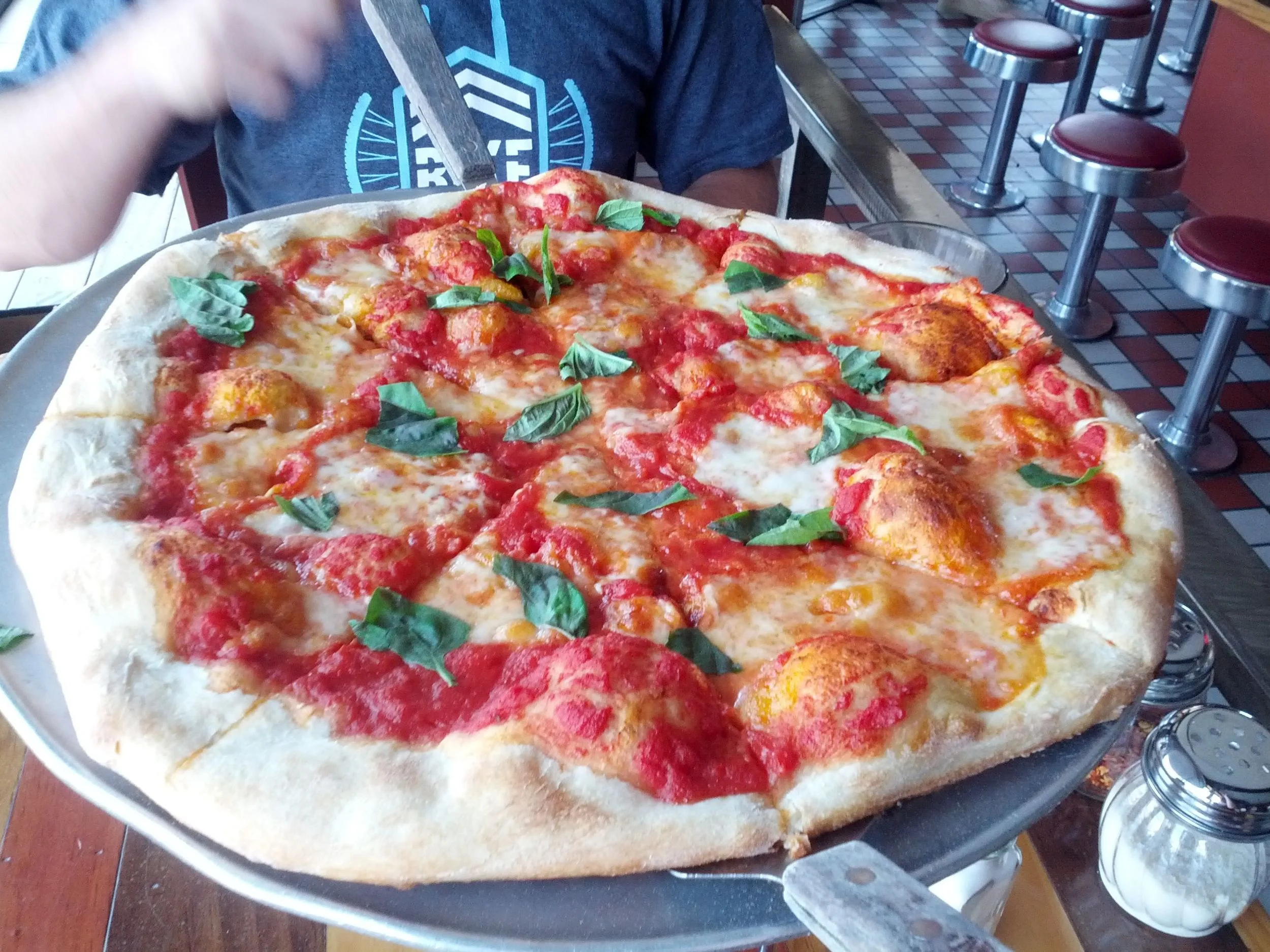 Transfer Pizzeria is a local favorite. Photo credit to Kate Silver.