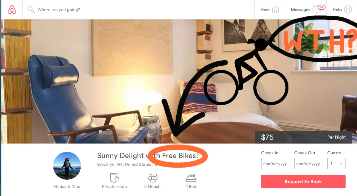Why Doesn't AirBnB Have A Bike Check Box Already?