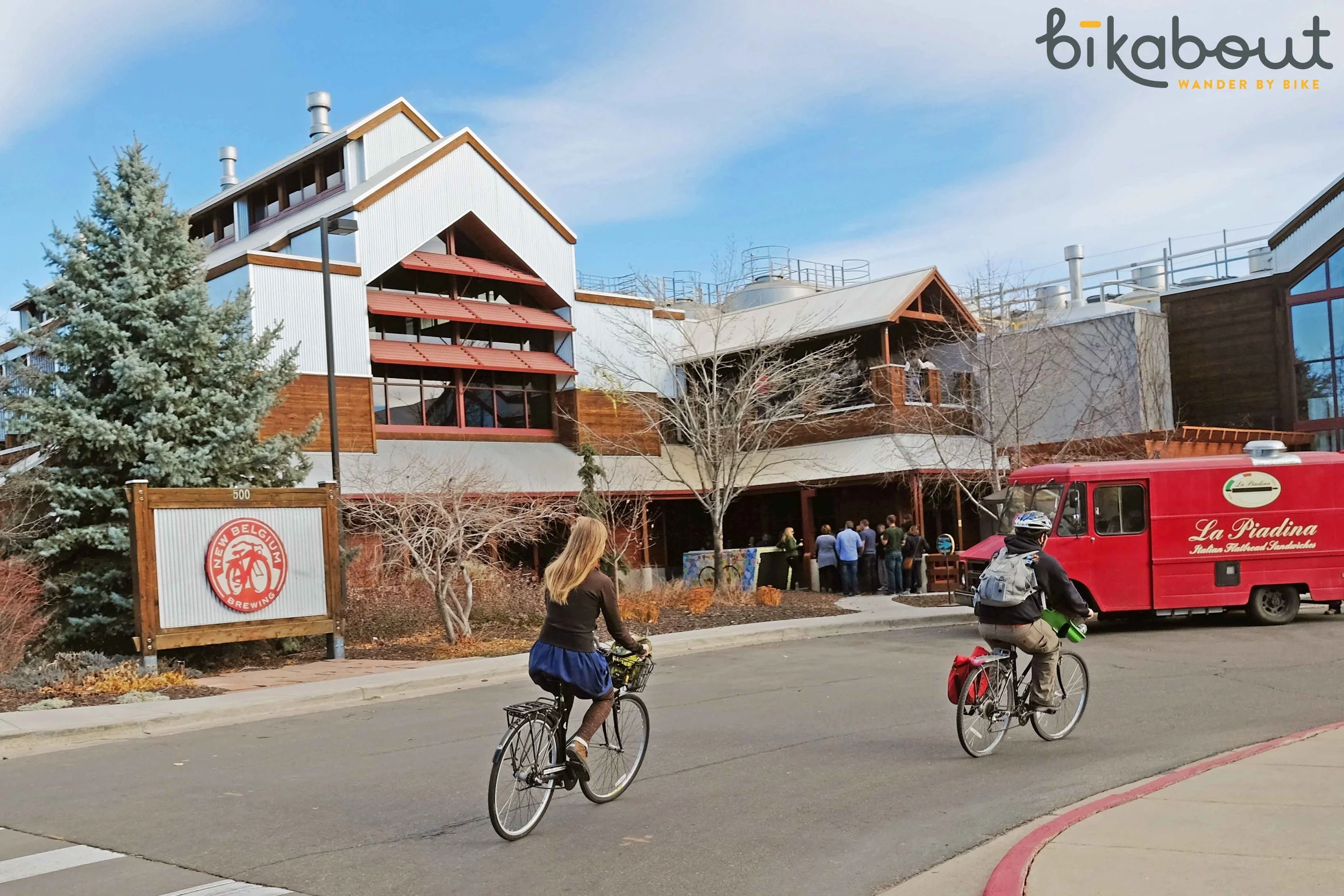 New Belgium Brewery, the original bike friendly brewery located in Fort Collins, CO.