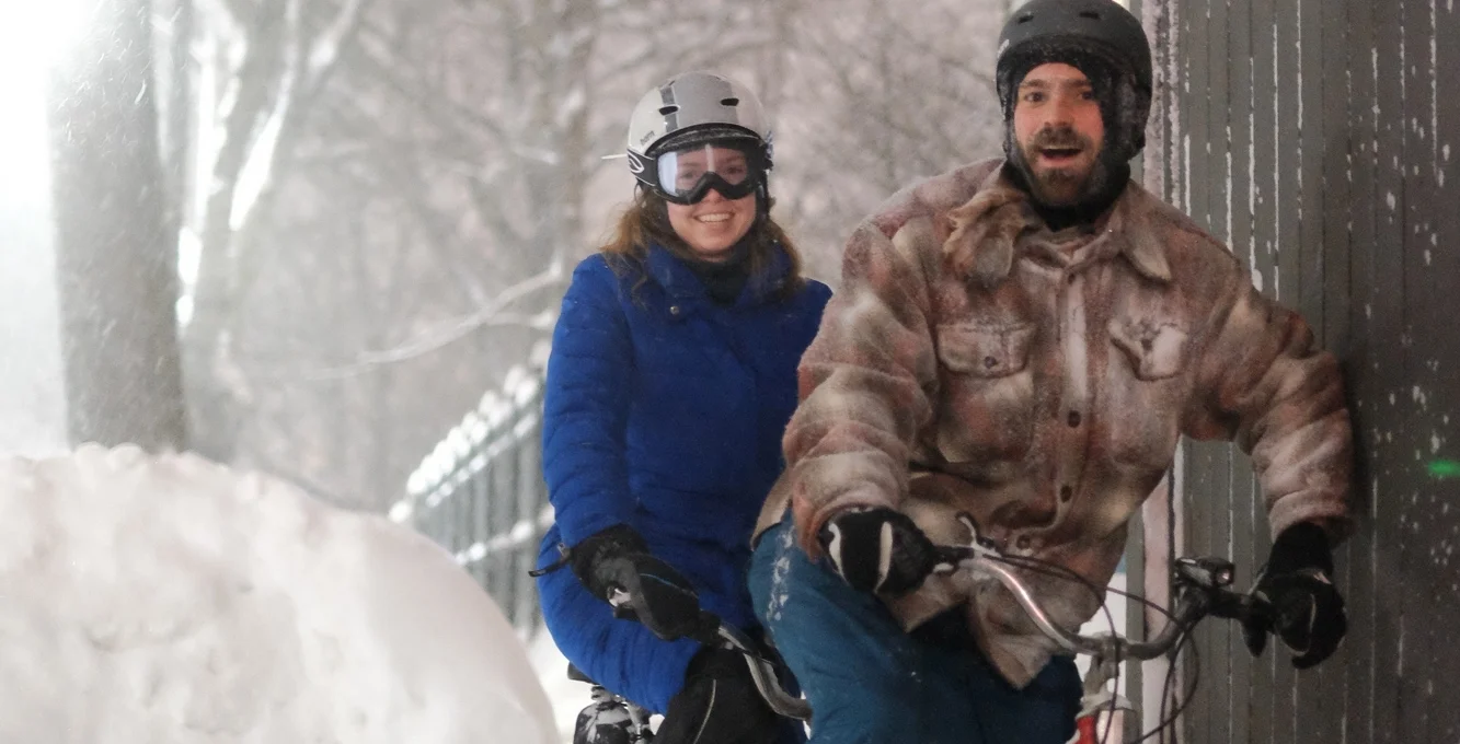 A Photo Essay on Winter Biking for the Other 99%