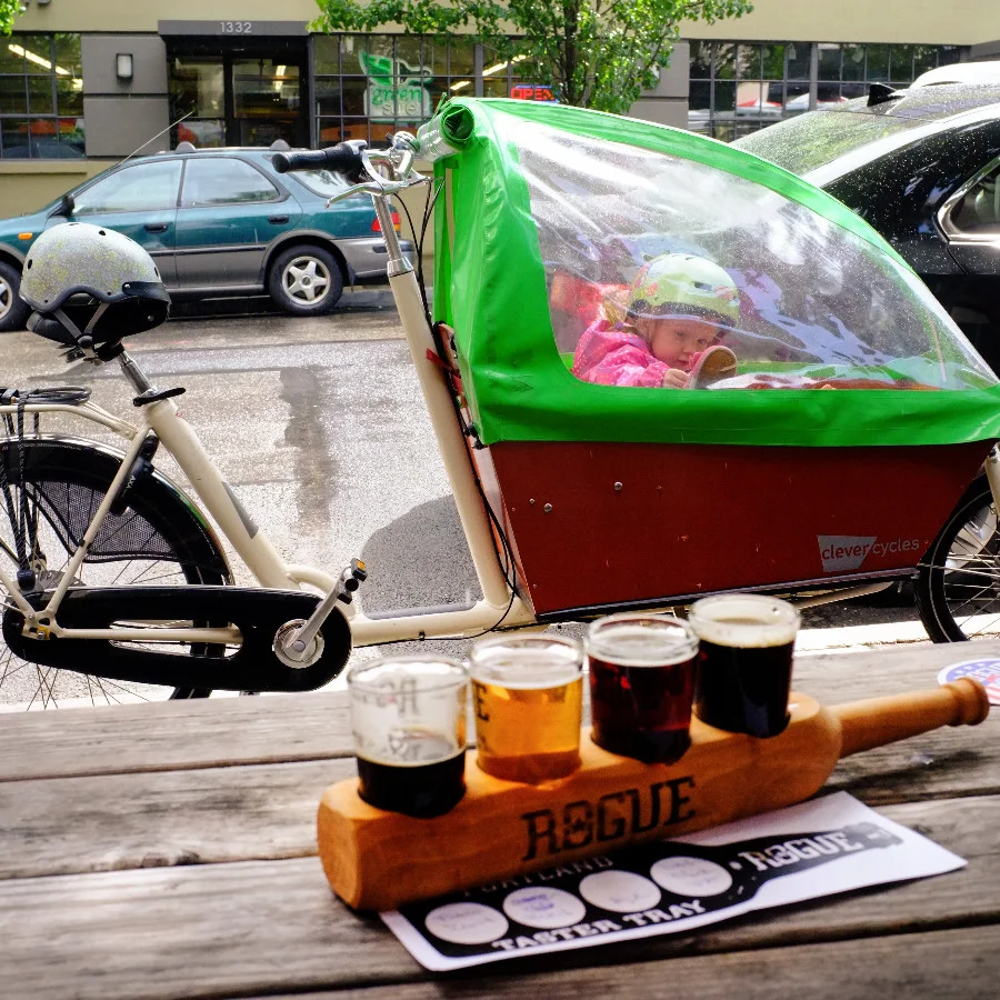 Imbibing in Portland by Bike