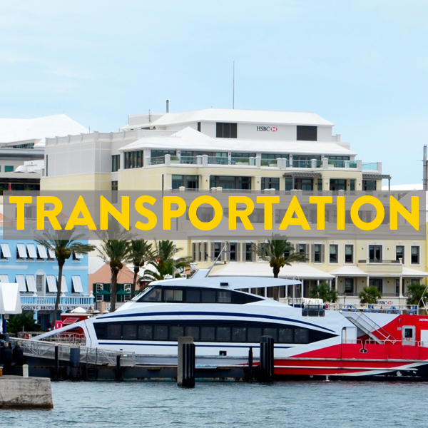 bike friendly airlines, ferries, buses in Bermuda