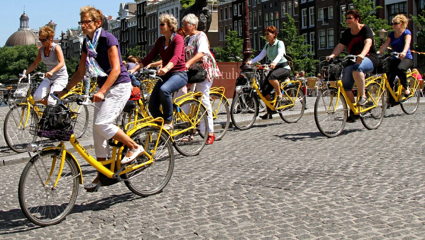 Bike tour in Amsterdam. Photo credit to IAmAmsterdam.com