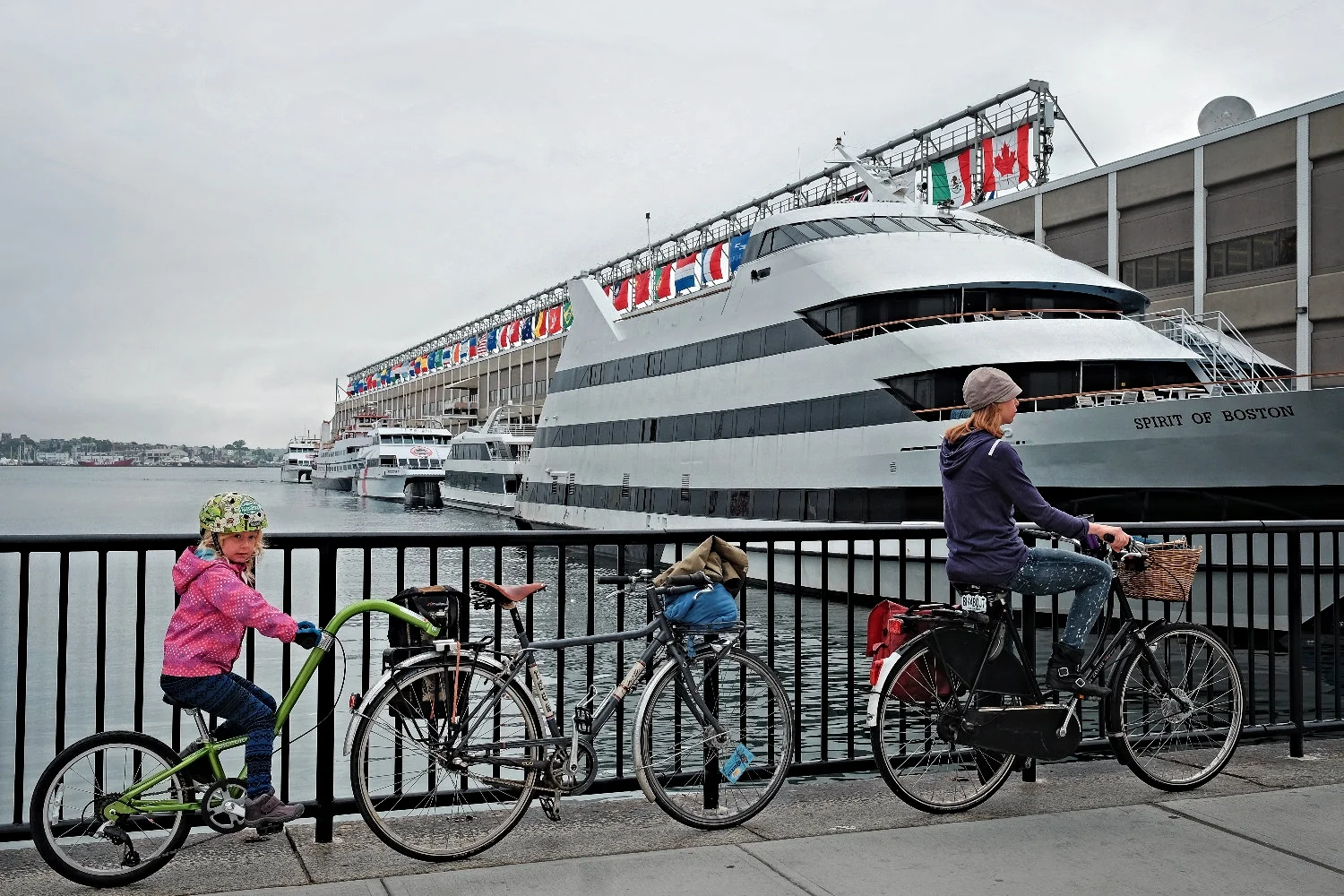 Arriving at the World Trade Center's terminal for Bay State Cruises, our ferry to Provincetown.
