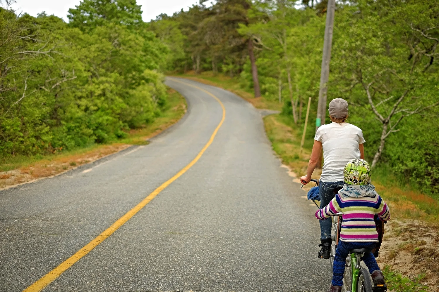 Old County Road to Wellfleet has nice pavement quality, is quiet with little and courteous car traffic, the downhills are fun and the uphills take some standing up on the pedals. We had our bluetooth speaker tuned into Ride with GPS voice navigation and KEXP radio, which made the ride convenient and inspiring.