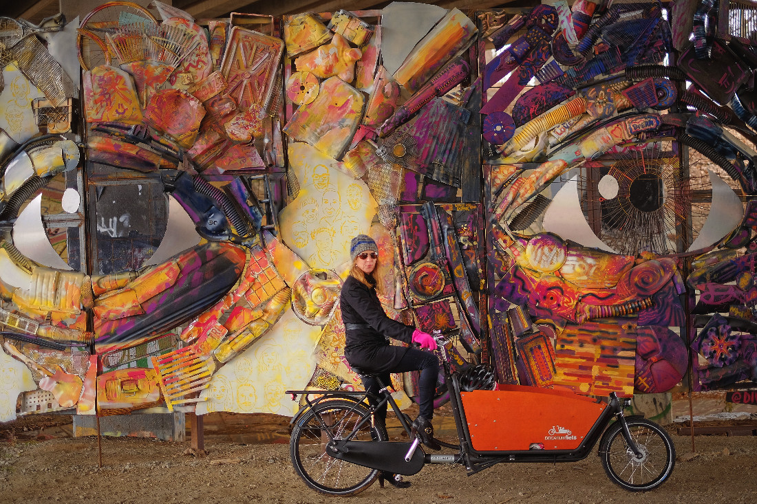 "Seen. Known" by William Massey. Atlanta Beltline under the Freedom Parkway.