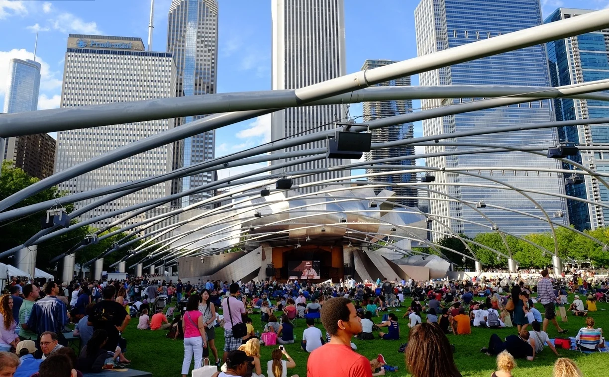 Jazz concert at Millennium Park, Chicago