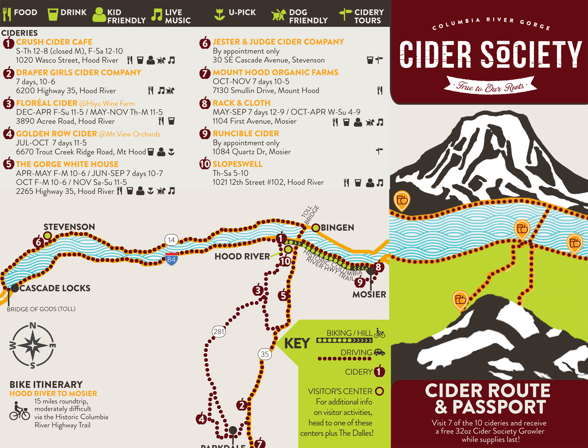 Gorge Cider Cider Brochure