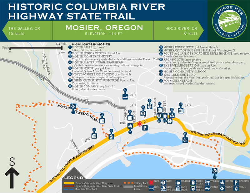 Map for Mosier's Local Businesses