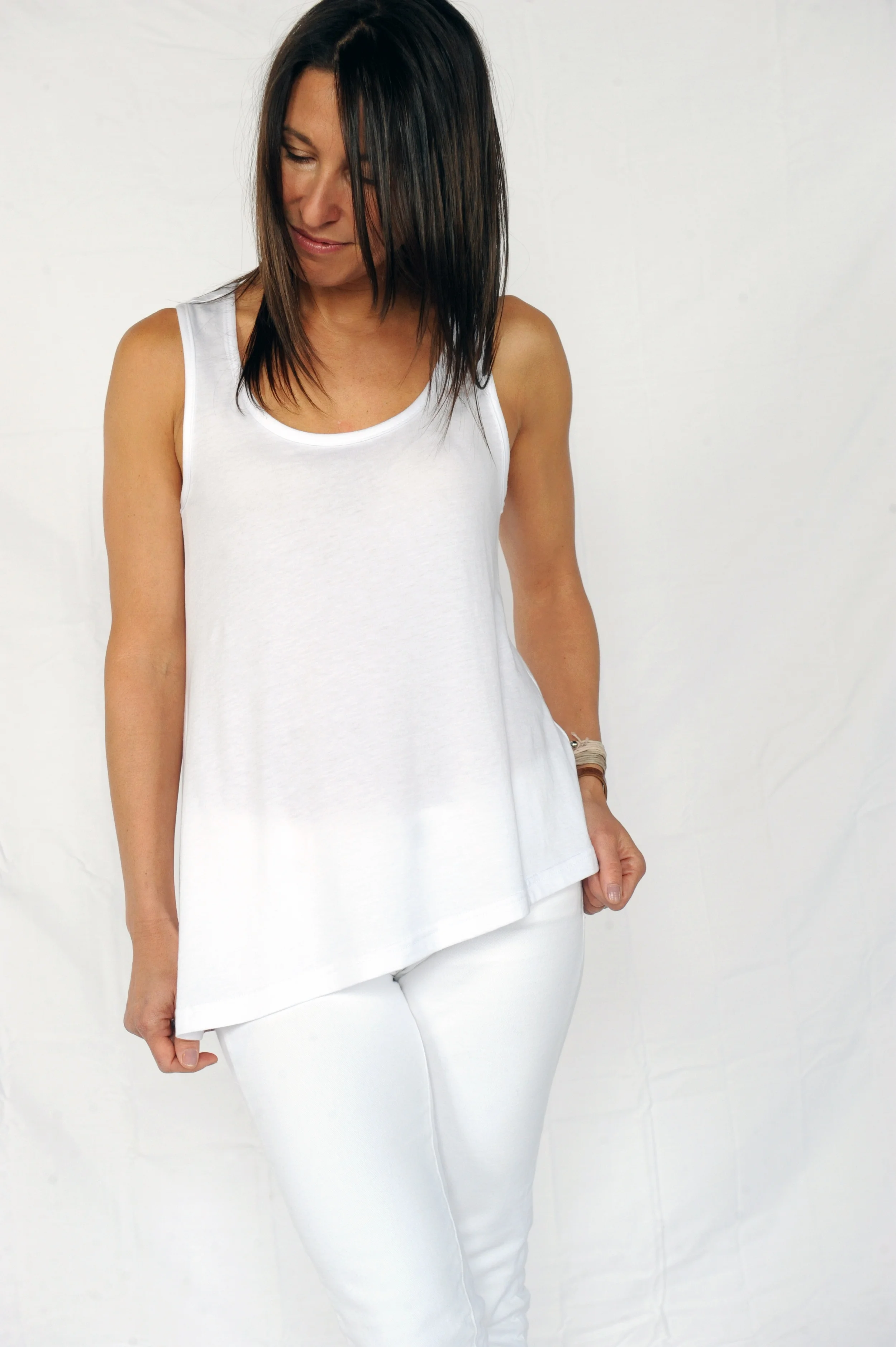 Asymmetrical Racerback Tank