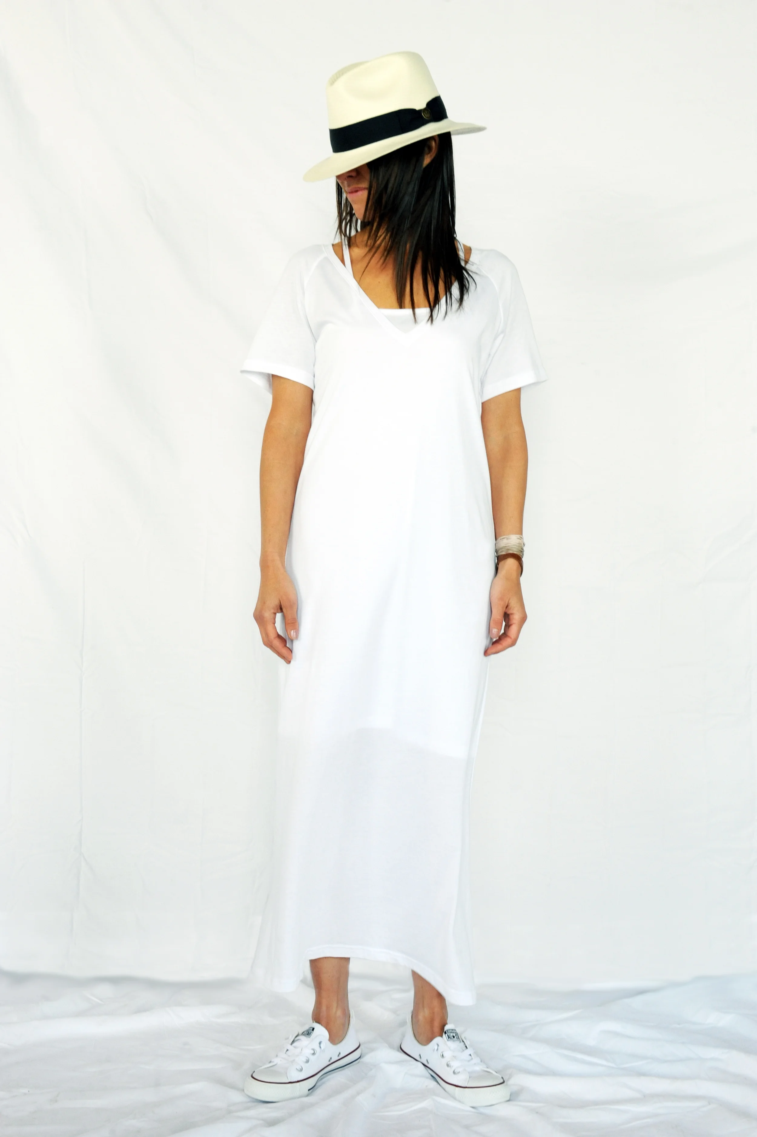 Maxi V Neck Dress