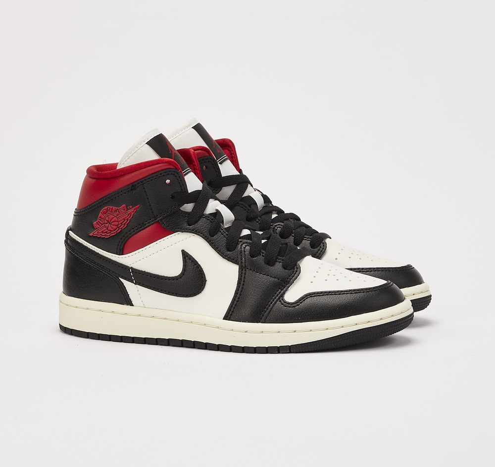 jordan 1 red and black mid