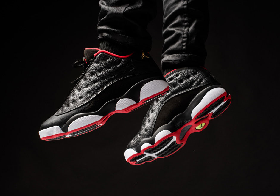 jordan 13 low on feet