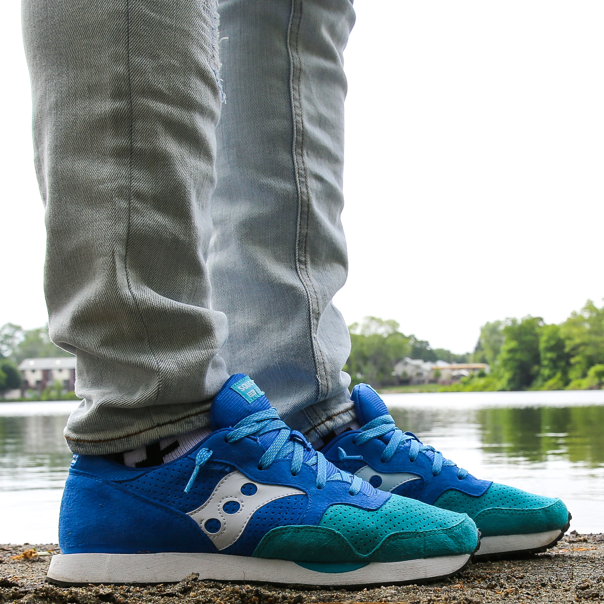 saucony dxn trainer shoes blue bermuda pack