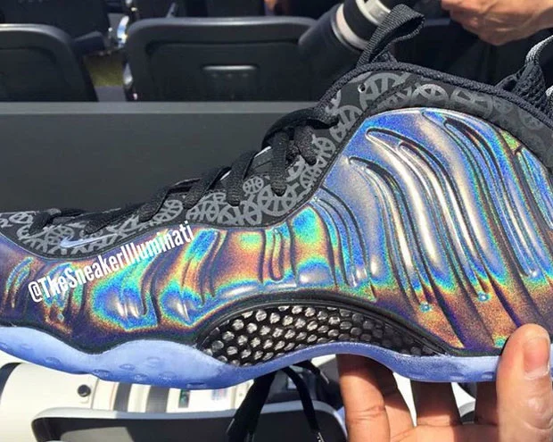 nike foamposite iridescent