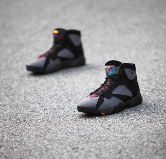 air jordan 7 bordeaux on feet