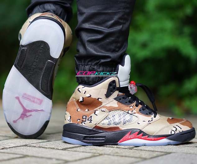 Supreme x Air Jordan 5 — New Releases and Restocks — Sneaker Shouts