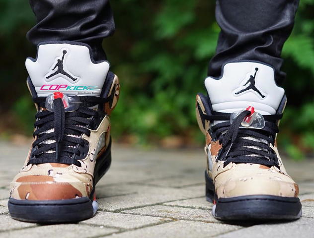 camo 5s on feet