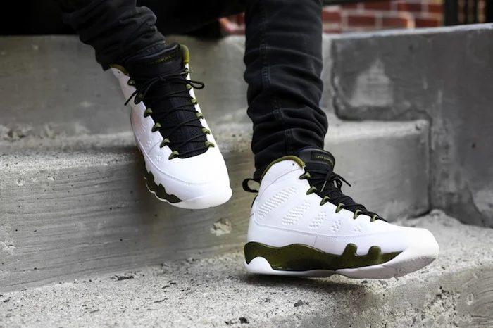 jordan 9 on feet