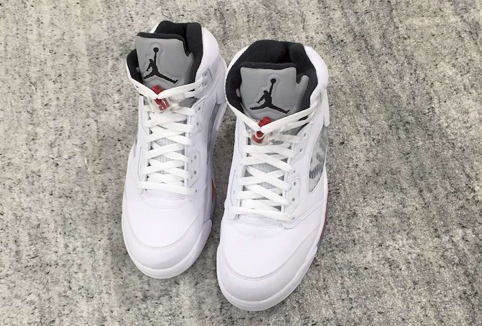 Supreme Air Jordan 5 White  Der Air Jordan 1 Mid hat diesen