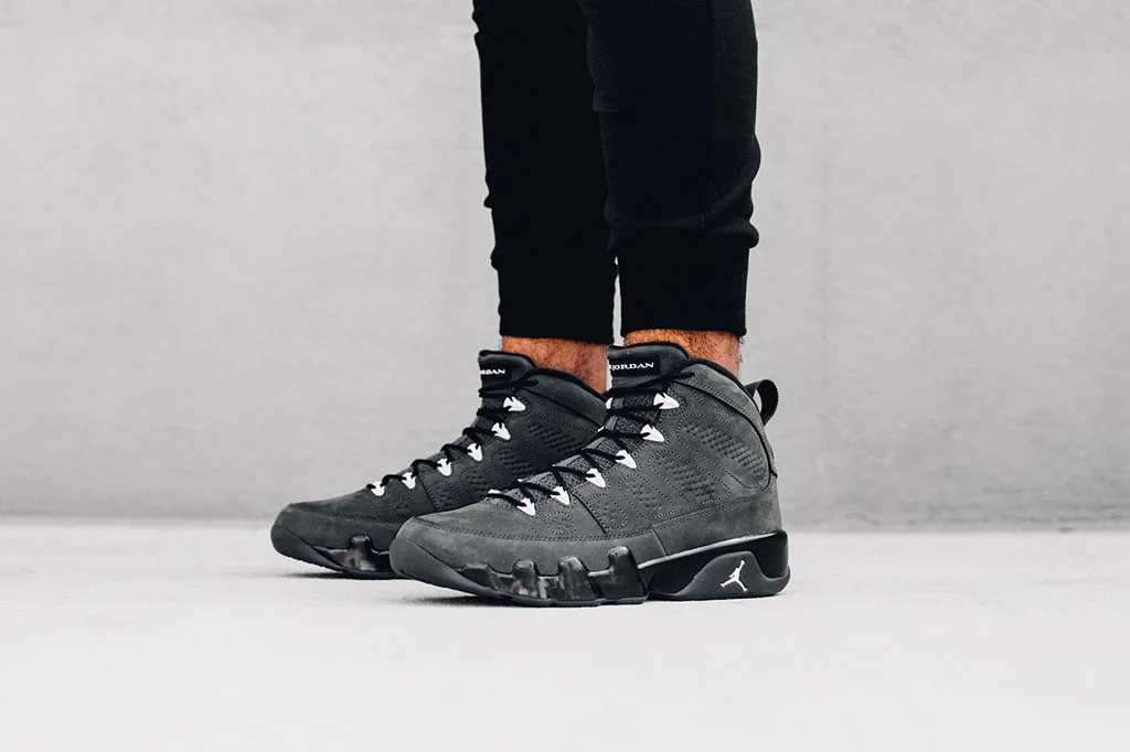 jordan 9 on feet