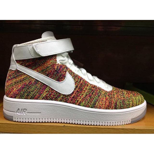 nike air force 1 high flyknit multicolor