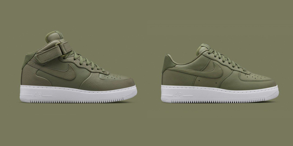 new olive green air force ones