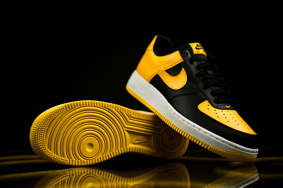 Now Available: Nike Air Force 1 Low Black/Yellow — Sneaker Shouts