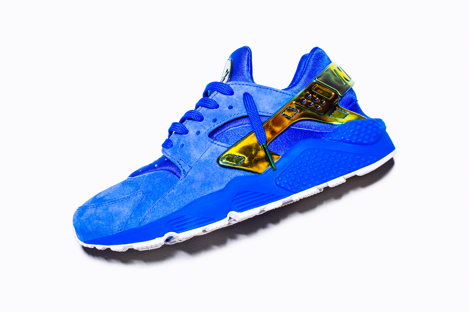 huaraches blue and yellow