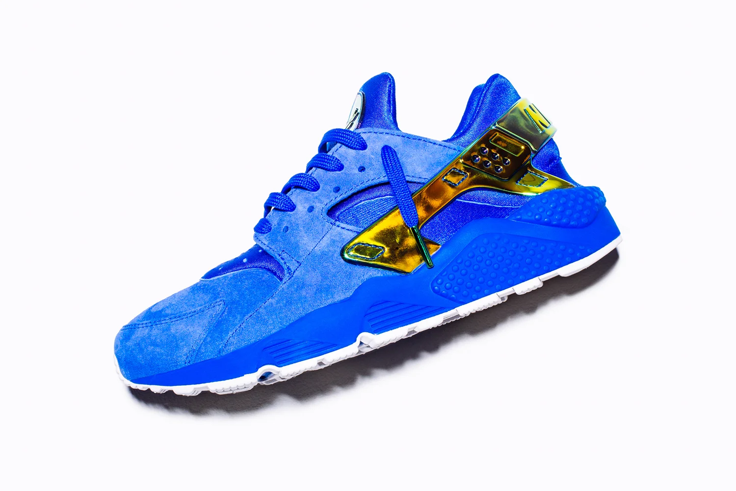 royal blue and gold huaraches