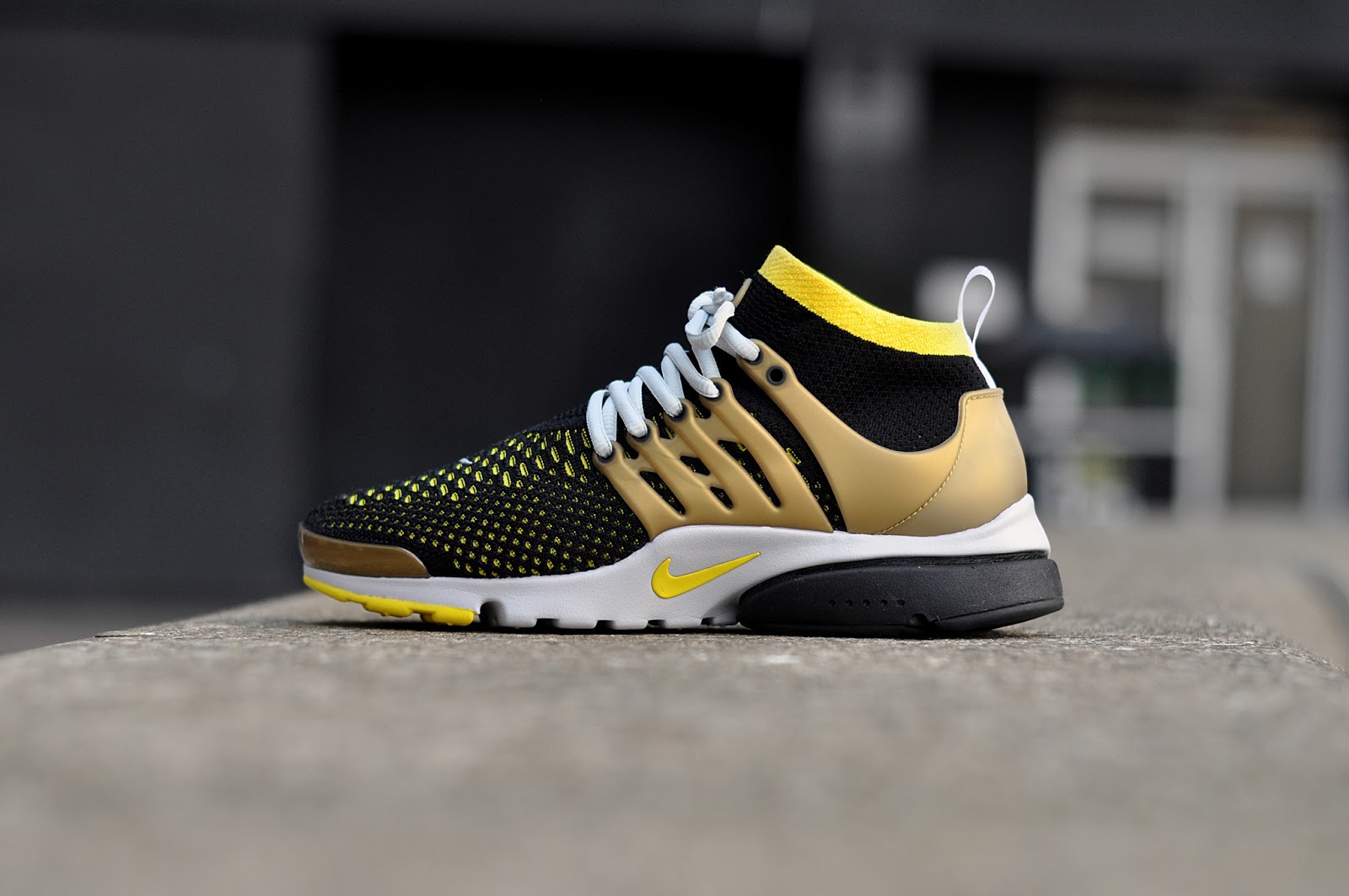 60 OFF the Nike Air Presto Flyknit Metallic Gold Sneaker Shouts
