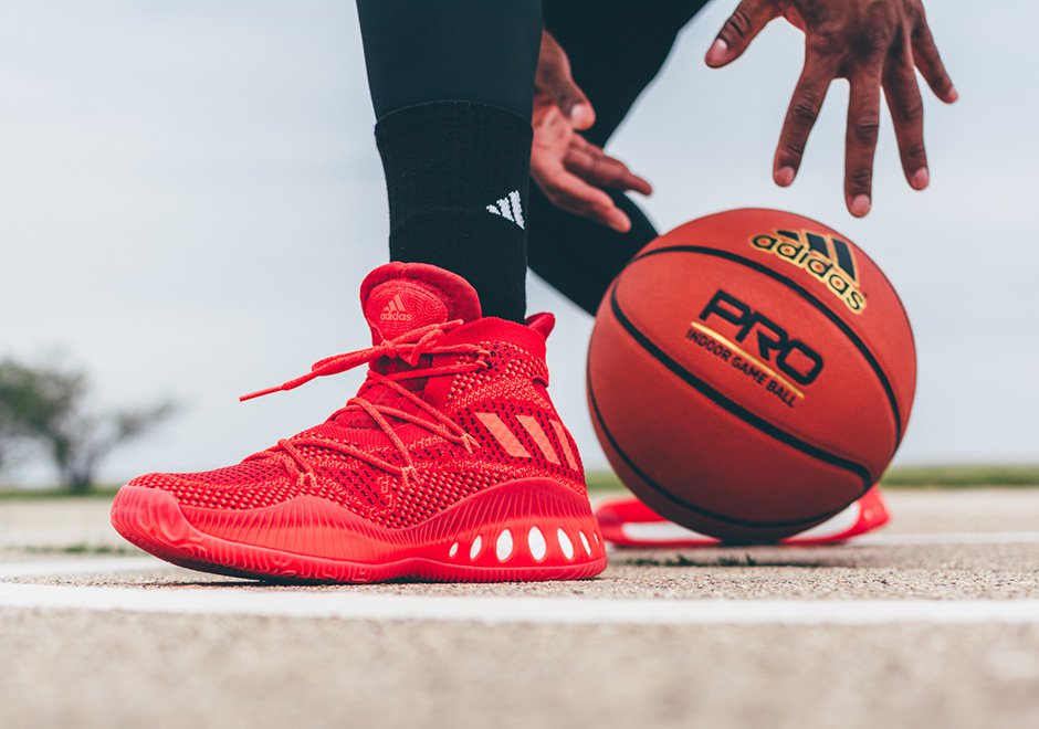 Now adidas Crazy Explosive "Scarlet Red" — Sneaker Shouts