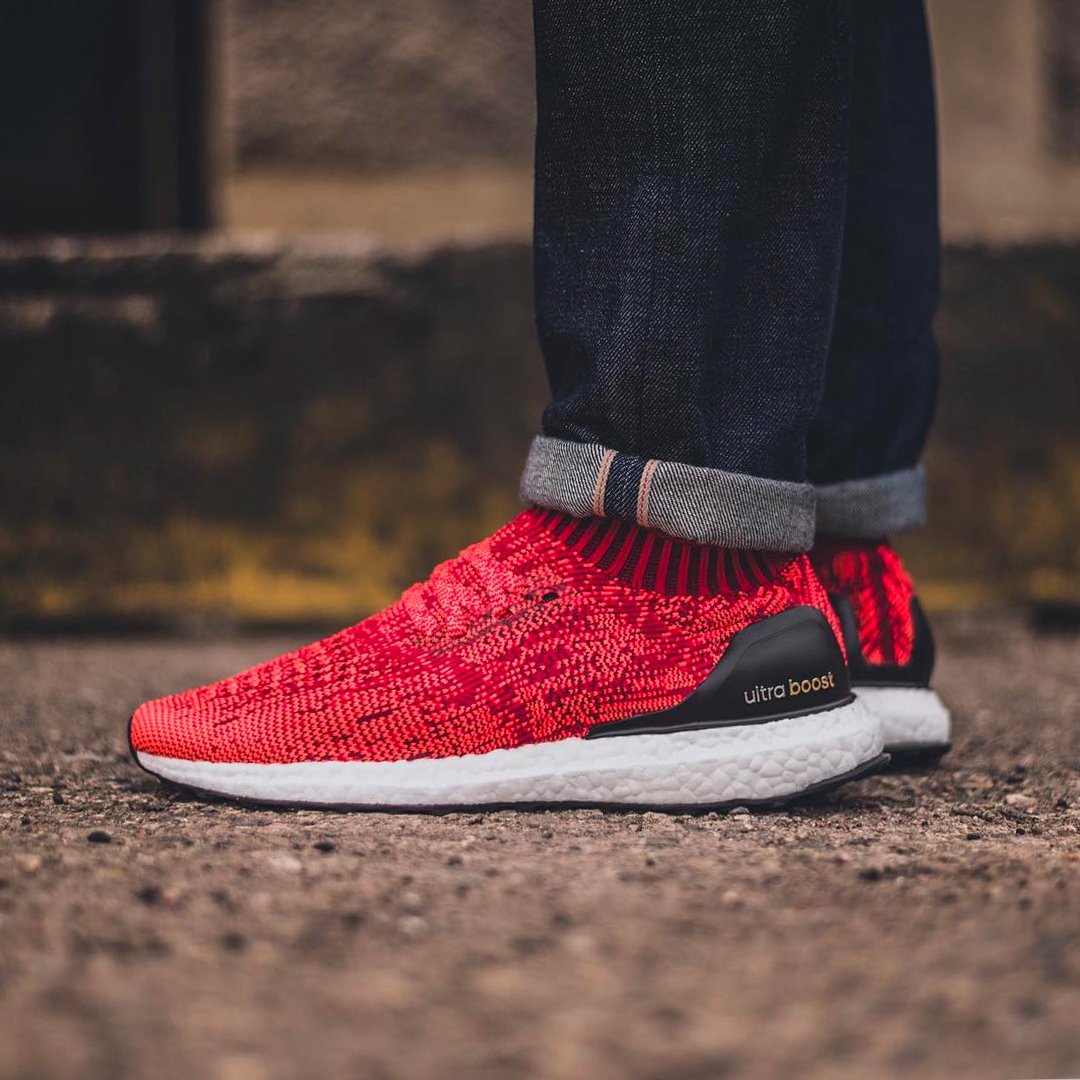 ultra boost uncaged solar red